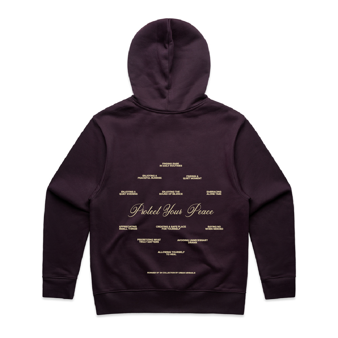 Protect Your Peace Affirmations - Heavy Hoodie